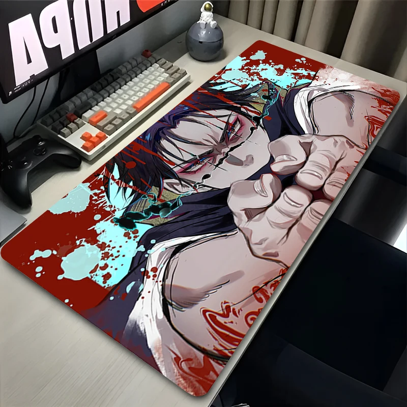 Japan Cool Anime Mouse Pad Laptop J-Jujutsu K-Kaisen Choso Yuji Mousepad XXL Gaming Keyboard Rug PC Gamer Cabinet Table Desk Mat 4