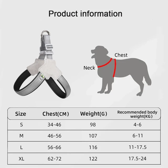 Dog Harness Reflective Adjustable Pet Chest Strap For Small Medium Dogs Cat Mesh Breathable Puppy Harnesses Vest Yorks Supplies 6