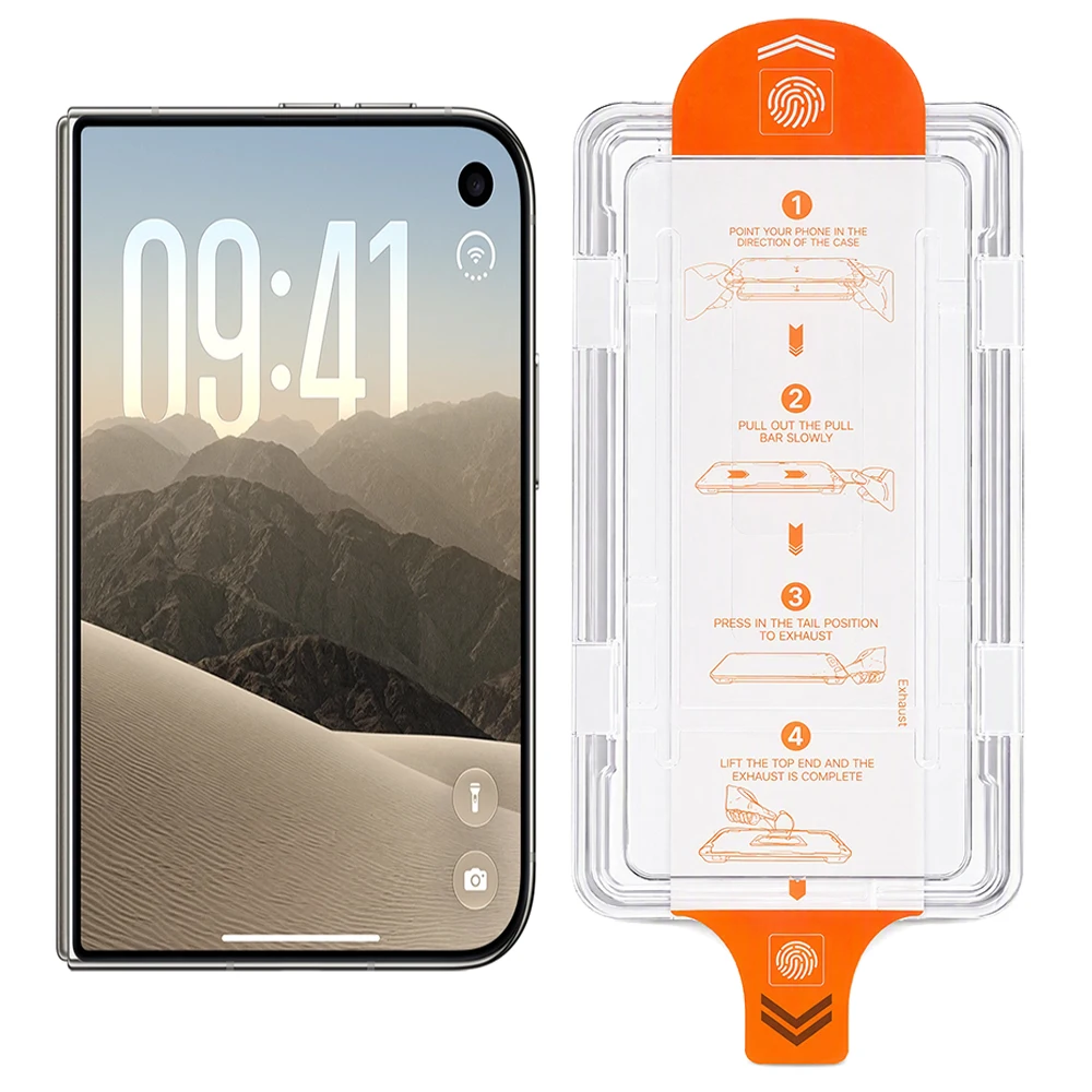 Premium Tempered Glass Screen Protector with Auto Dust Removal & Bubble-Free Installation