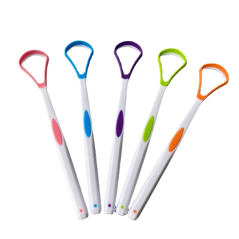 1pc Tongue Scraper Soft Silicone Tongue Brush Cleaning The Surface of Tongue Oral Cleaning