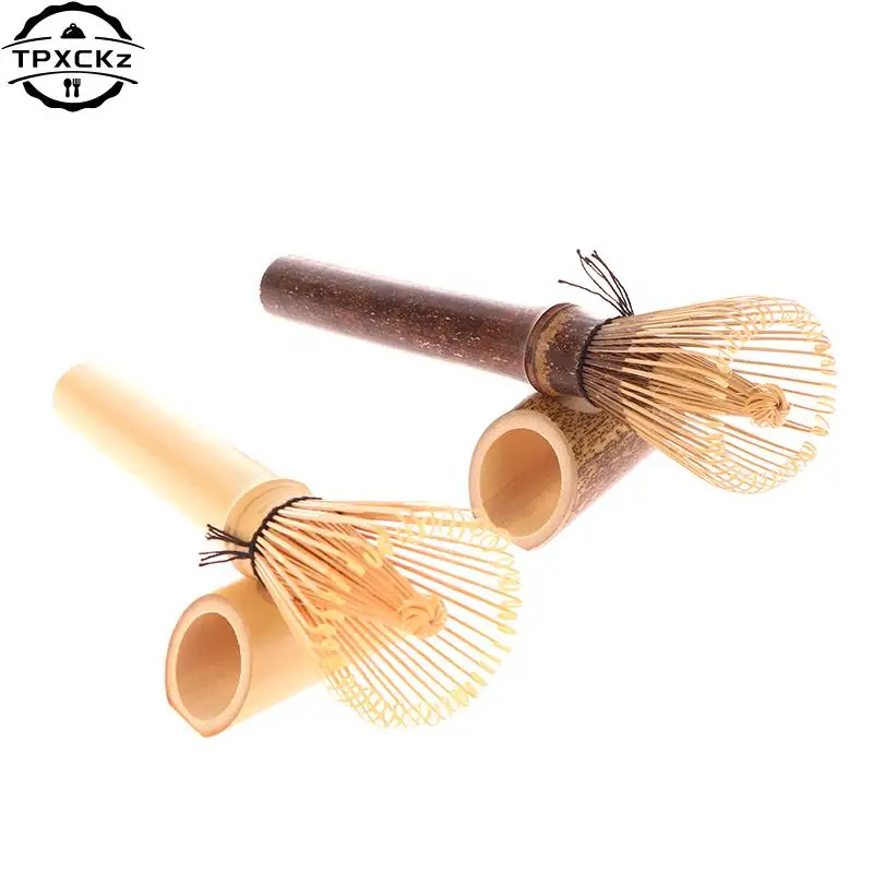 Matcha Whisk Long Handle Matcha Powder Brush Tool Ceremony Accessory Japanese Style Handcurled Bamboo Tea Whisk tea whisk,matcha brush