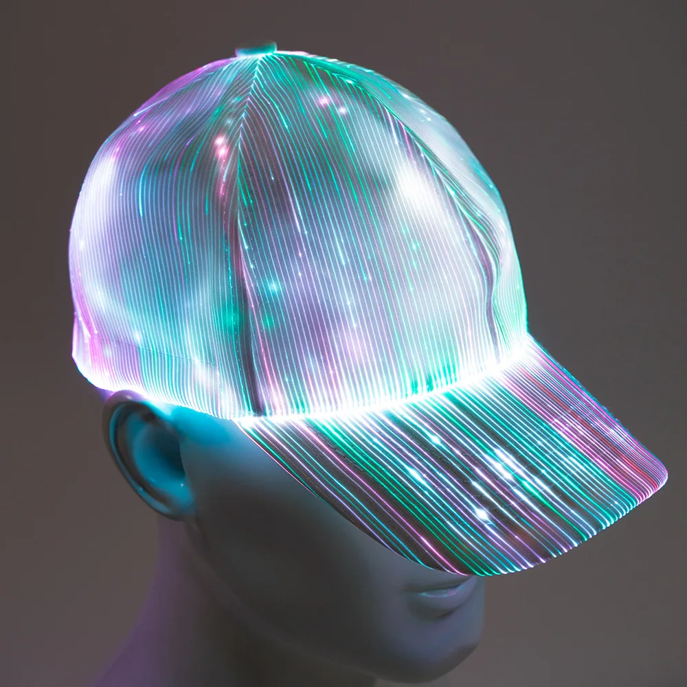 White Luminous cap