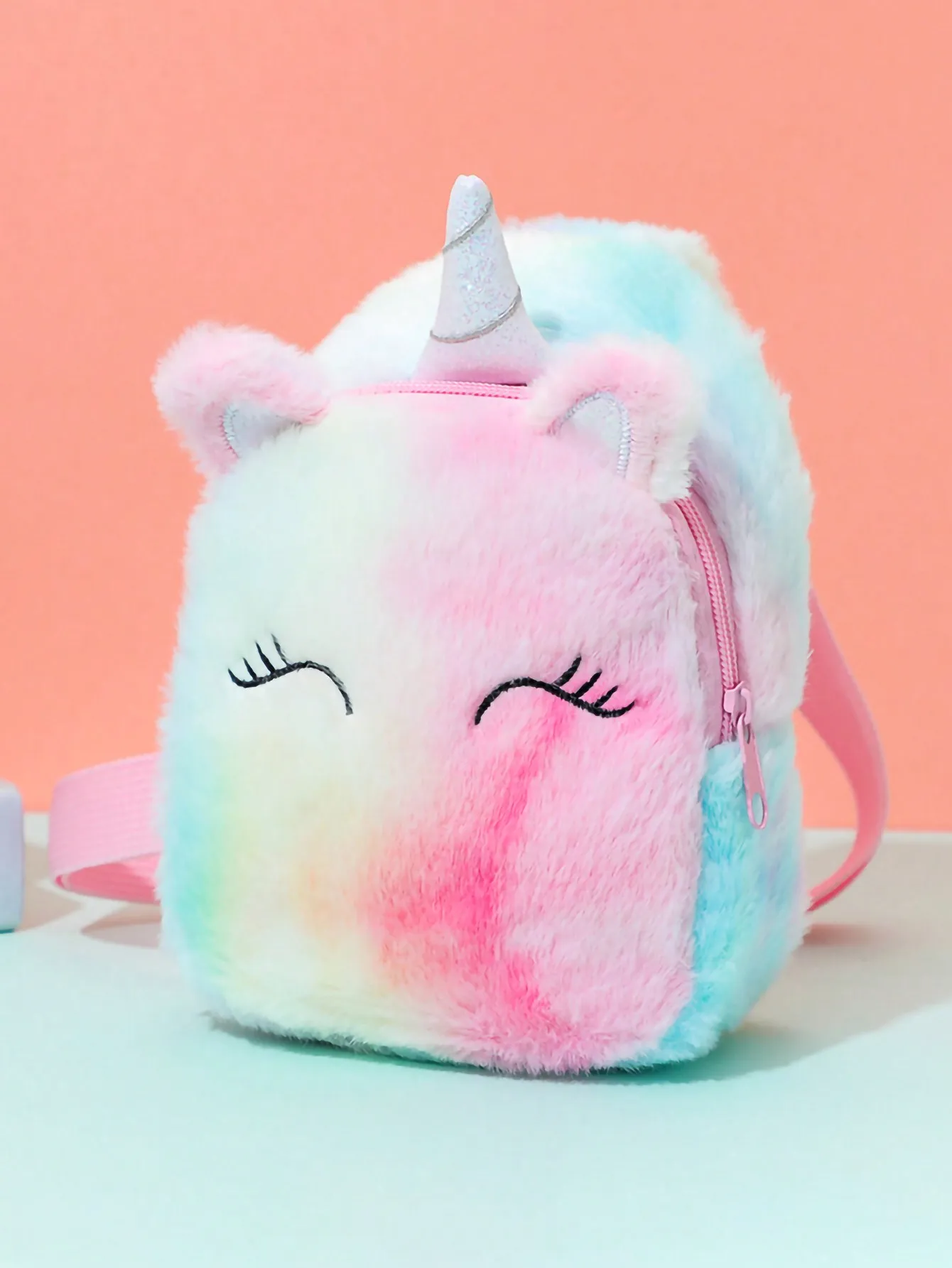 Girls Unicorn Plush Crossbody Bag 1