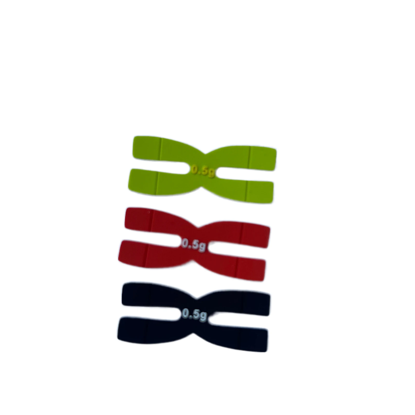 6PCS Silicone Badminton Racket Lead Weight Tape Weight Balance Bar Adhesive Strip 0.5G