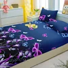 1 Piece of Bed Sheet for Bedroom 100%Polyeste Elastic Band Around Bedding Fitted Sheet Only (excluding Pillowcases) 3