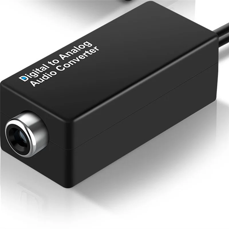Digital To Analog Audio Converter Digital To Coaxial Analog 3.5Mm USB Decoder Adapter For TV For  For PS4ABGI