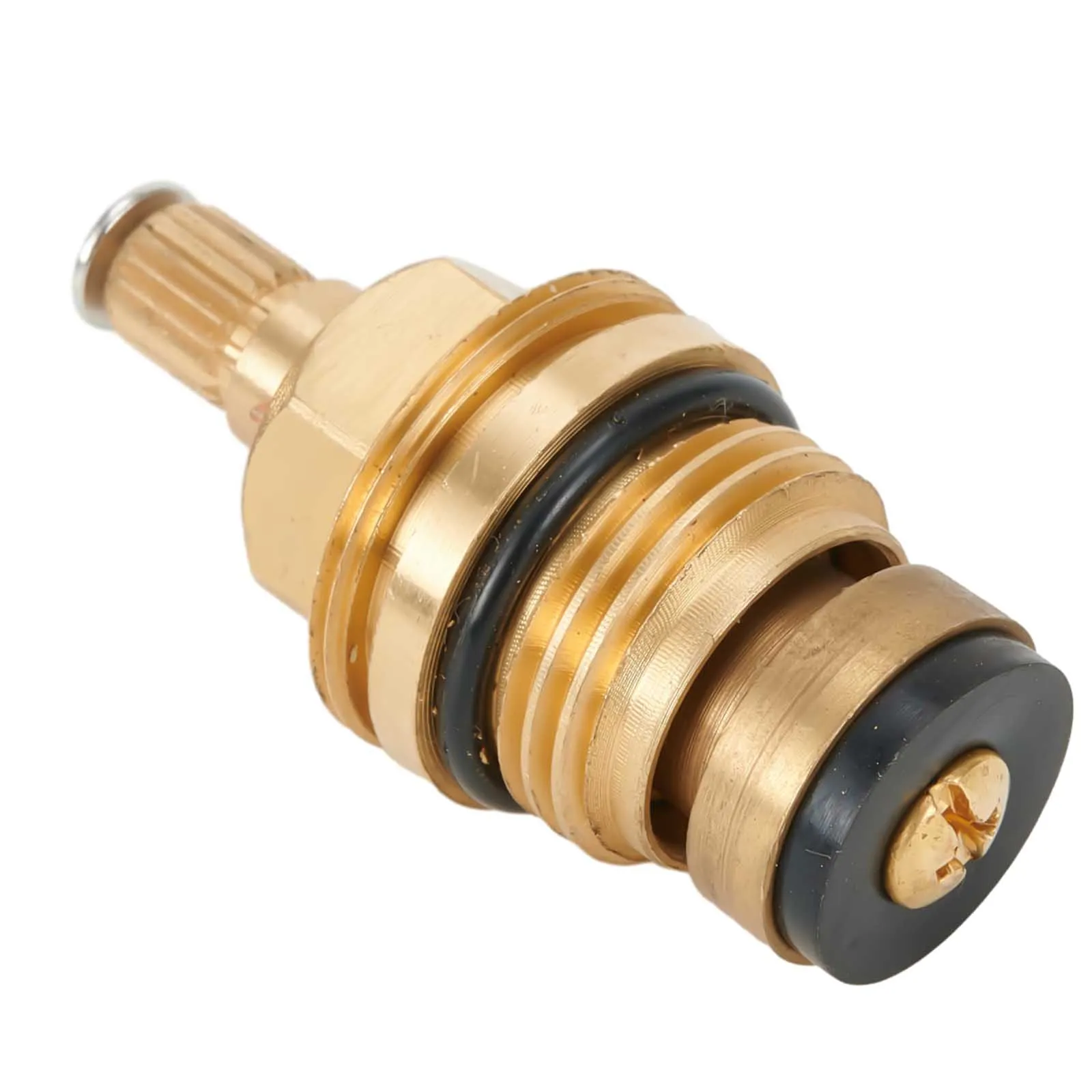 Brass Faucet Tap Valve Spool Cartridge Single Cold Water 20 Tooth G1/2 Bathroom Accessories