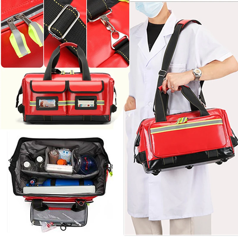

Large Capacity Empty First Aid Kits Medical Supplies Storage Bag Sports Travel Rescue Emergency Kit Doctor Visiting Satchel