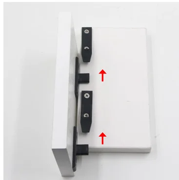 100Pcs/Lot Black Plastic Quick Fitting Furniture Panel Joint Bracket Push-On Clip Corner wall panel hanging clip