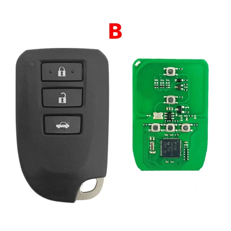 Toyota Yaris L Yaris Vios smart key 2/3 button 315/433/434MHz 8A chip BS1EW BS2ET replacement 6