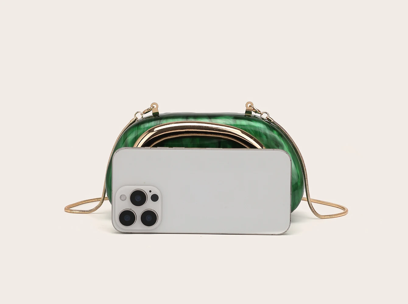 Luxury Evening Clutch Bag - Womens Wedding Party Crossbody Handbag