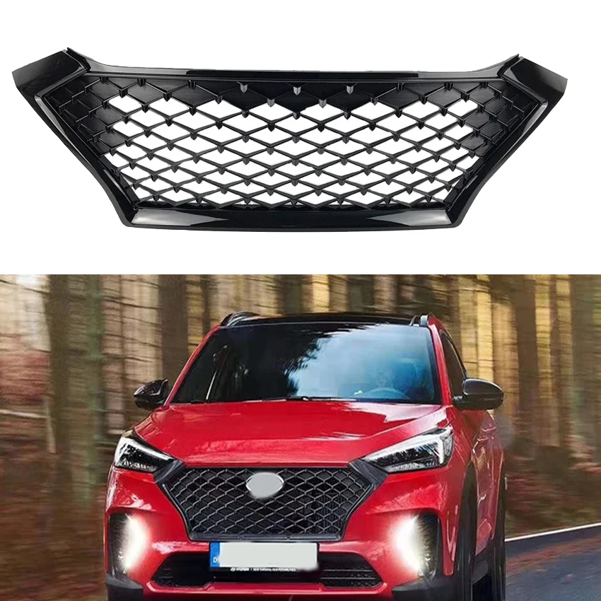 FRONT-RACING-GRILLE-FOR-HYUNDAI-TUCSON-2019-2020-GRILL-MASK-COVER ...