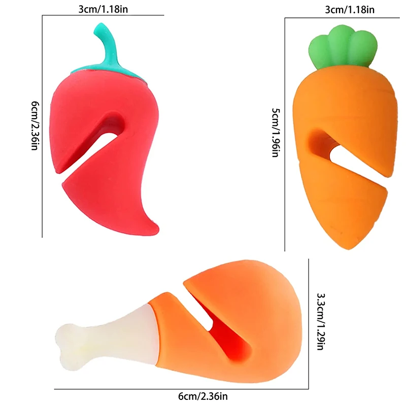 Silicone Pot Lid Rack 3Pcs Anti-spill Heat-resistant Anti-Overflow Stoppers Lifter Holder Creative Kitchen kitchen utensil holder kitchen accessories kitchen organizer pot lid rack pot lid holder kitchen tool silicone kitchen holder kitchen anti scald holder