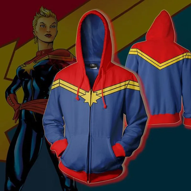 Costume Jaqueta Carol Danvers Capitão Carol Danvers Cosplay Traje