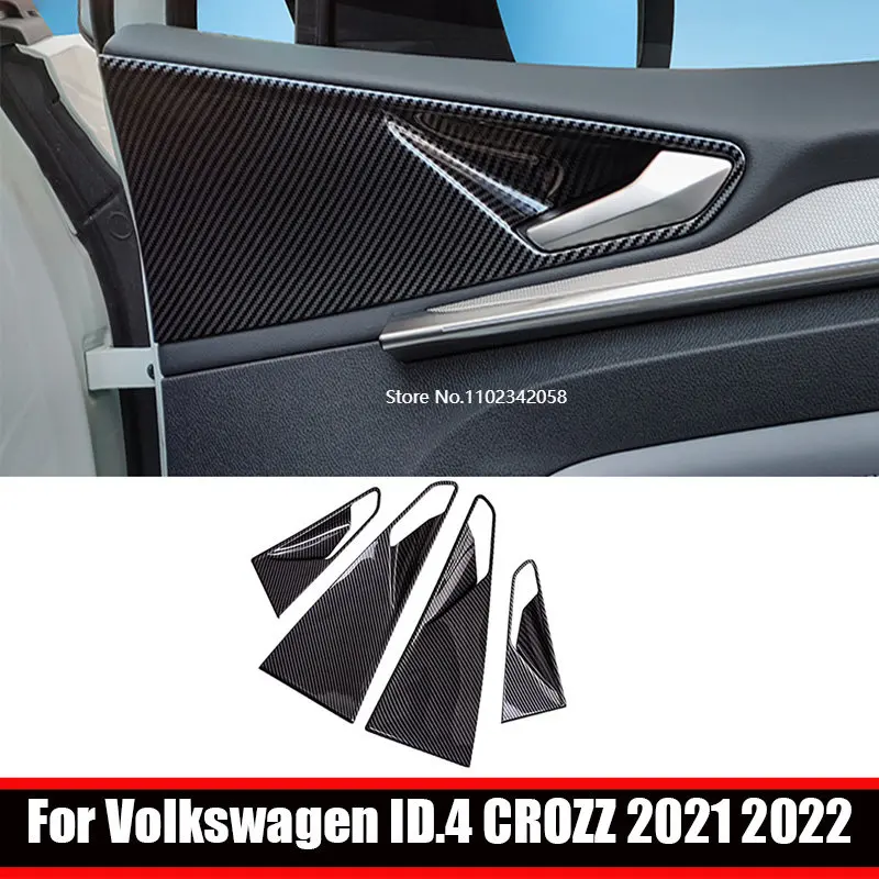 

Наклейка для Volkswagen VW ID.4 ID4 CROZZ 2021 2022 ABS из карбонового волокна