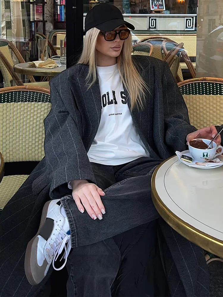 Wool Overcoat Women's Woolen Long Coats Autumn Winter