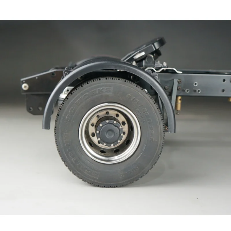 Single Axle Mudguard Fender Wing for 1/14 Tamiya RC Truck Scania MAN TGS Volvo Benz Tamiya Scaleclub LESU DEGREE Trailer Parts 3