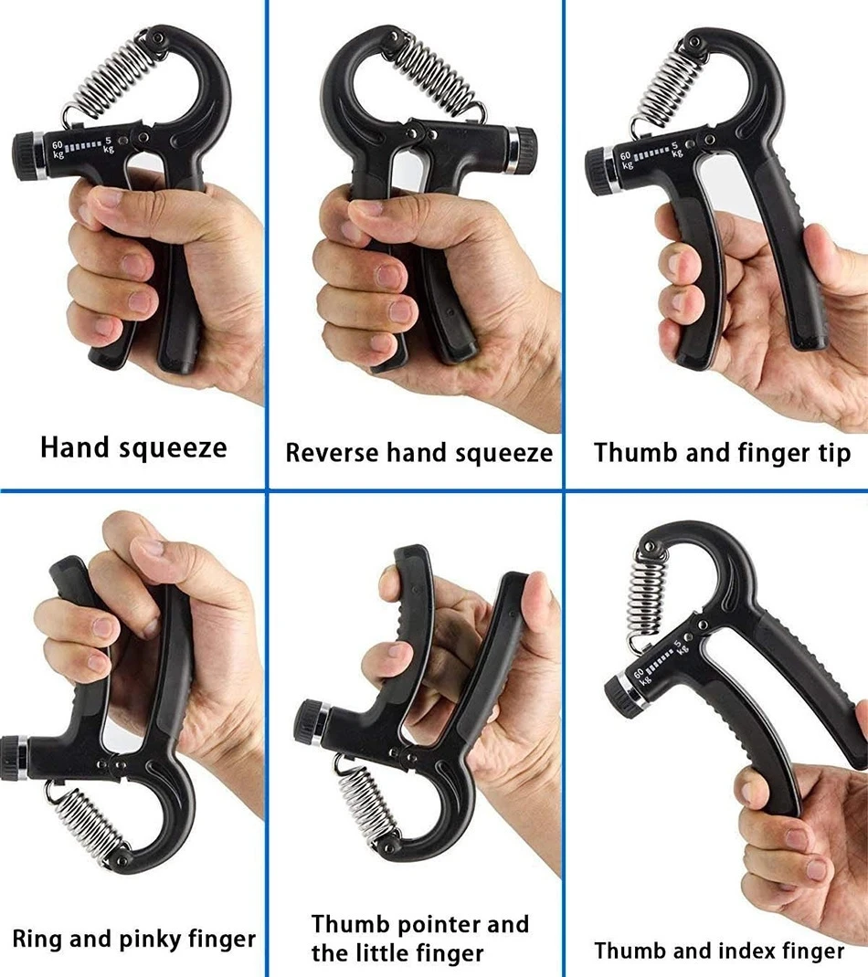 R-Shaped Spring Grip Professional Wrist Strength Arm Muscle Finger Rehabilitation Training Exercise Fitness