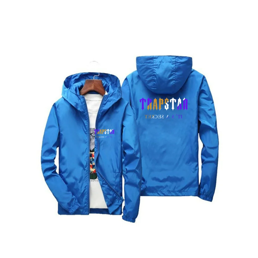 Trapstar Clothing Outdoor Camping Hiking Blue Jacket