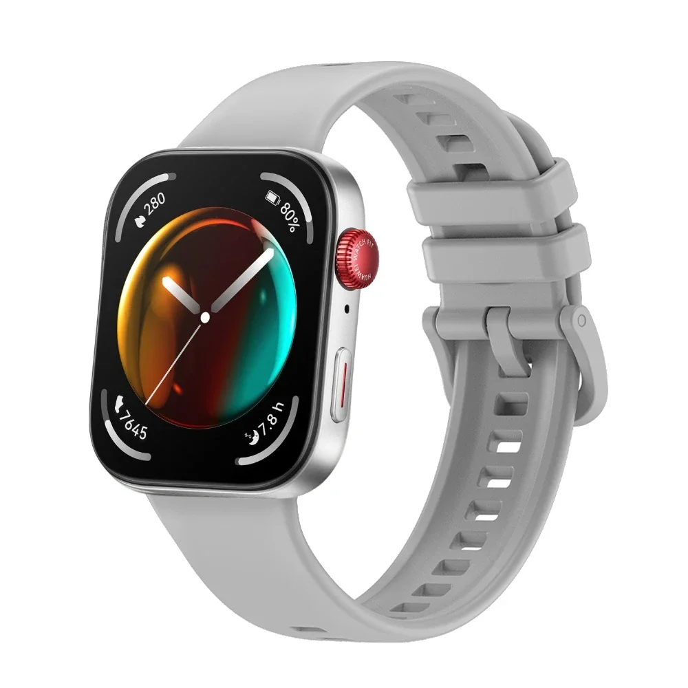 Colorful Silicone Strap with Buckle