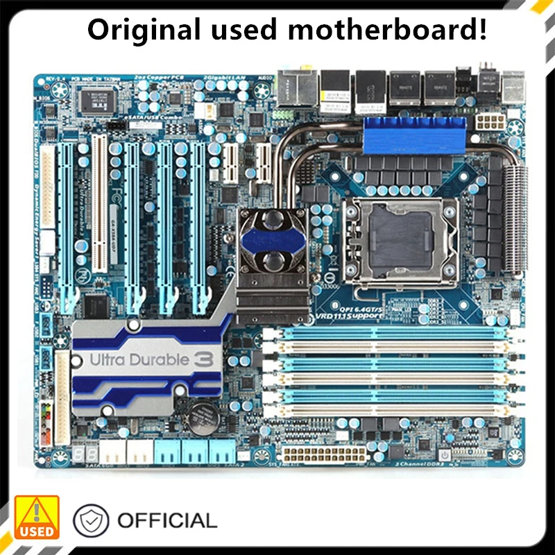 Per Ga-X58A-Ud7 X58A-Ud7 Usato Originale Per Intel X58 Socket Lga 1366 Ddr3 Scheda Madre Lga1366 Mainboard