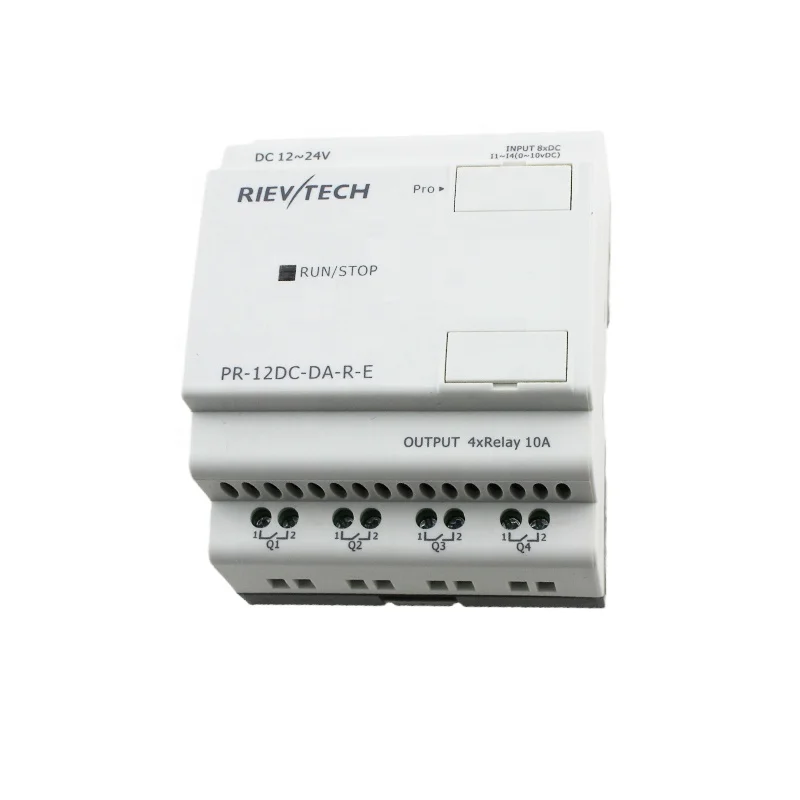 

Micro PLC PR-12AC-R-E 4 relay 14V 8DI AC110-240V Standard PLC