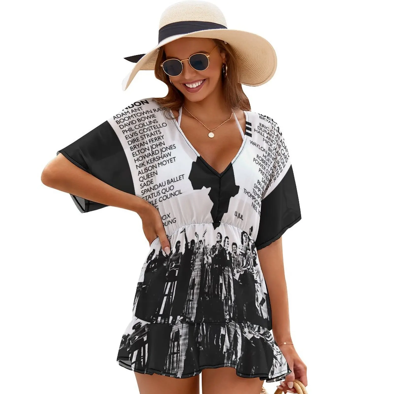 

Live Aid &x27;85 Classic T-Shirt Cover Ups long dresses for women cute dress