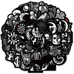 50PCS Black and White DIY Decorative Stickers (50PCS)