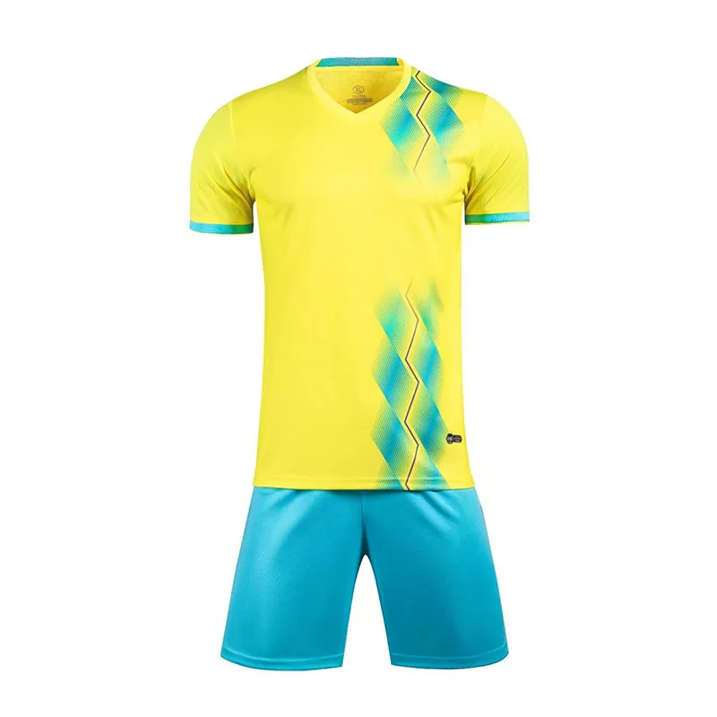 Conjunto de camiseta de fútbol para niños y hombres 22/23, 2 piezas, secado rápido, ropa deportiva de talla grande para niños y hombres, uniforme de entrenamiento de fútbol personalizado