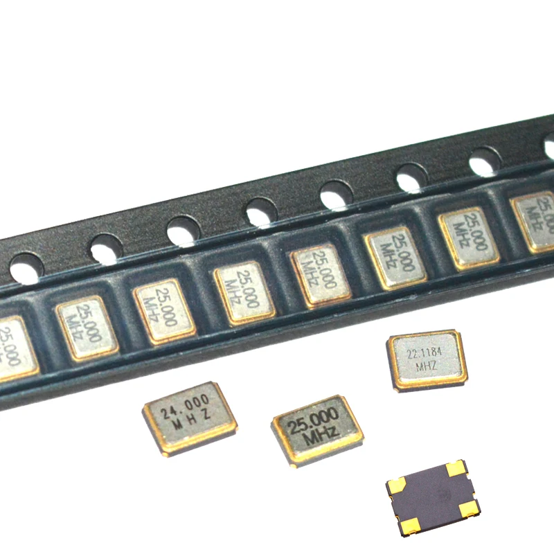 10pcs 3225 4pin 12.8mhz 12.8m 12.8 Mhz 3.2*2.5mm 수동 Smd 석영 공진기 크리스탈