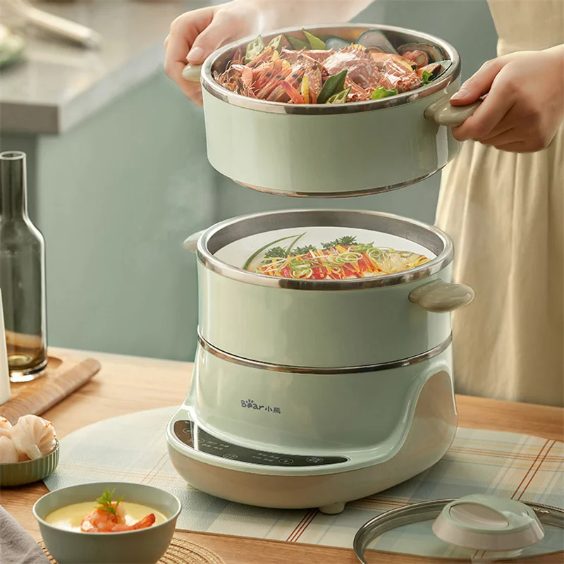 Household Smart Electric Steamer Multilayer Steamer Steam Fish Seafood Breakfast Machine Pot Kitchen Cooking Appliances
