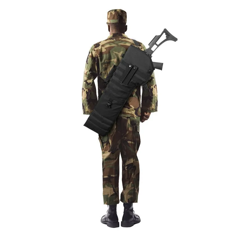 Outdoor Jagd Molle Stil Schulter Gewehr Schrotflinte Lagerung Tasche Taktische Rucksack Lange Scheide Tasche Holster M4 AK Fall – Detail 18