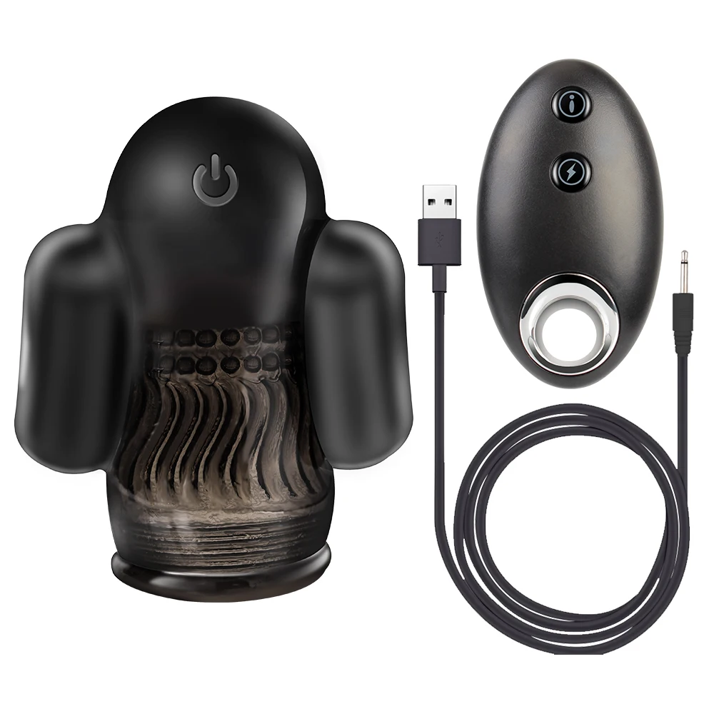 Male Masturbator Penis Pump Vibrators For Men Glans Sucking Cock Enlargement Exerciser Delay Vaginal Sex Toys Adult Erotic Goods