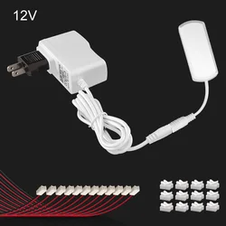 Universal 12 - Port Power Supply Adapter for Model Displays and Layouts (12V US adaptor)