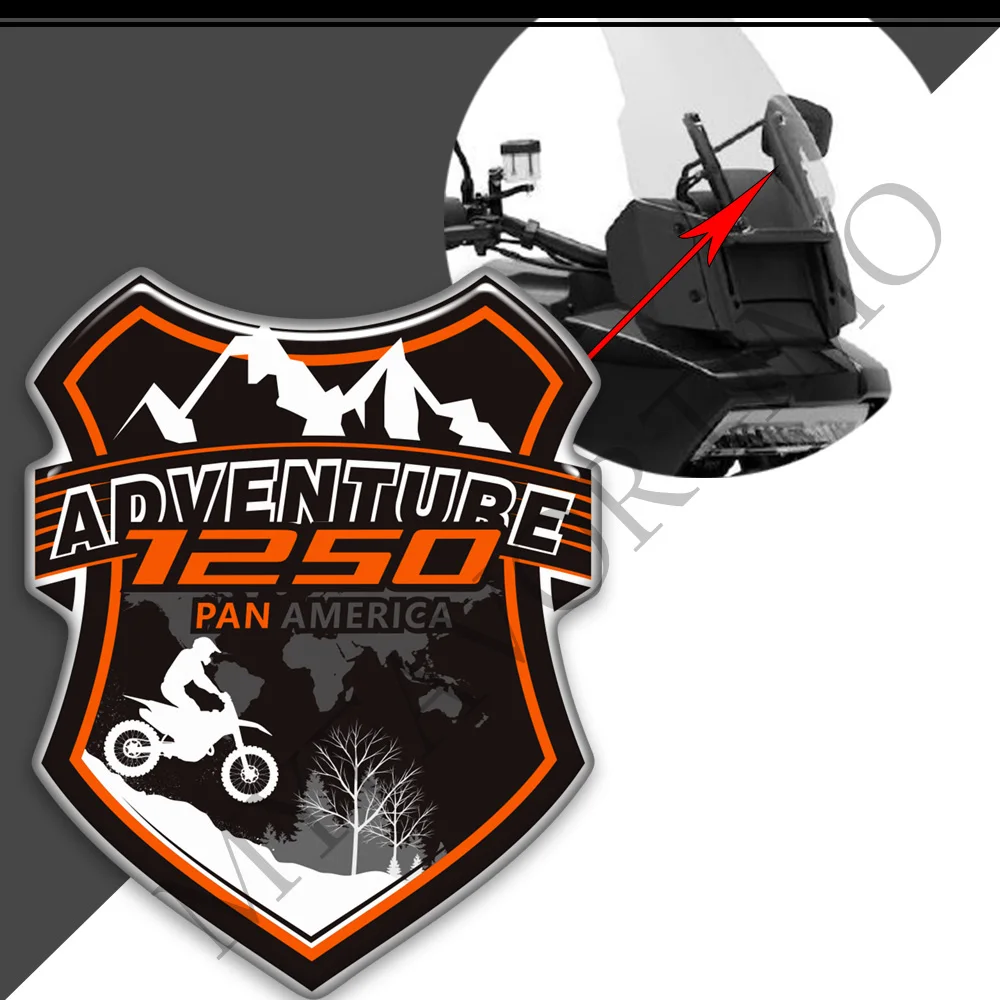 

For HARLEY Pan America PA 1250 PA1250 Motorcycle Kit Stickers Decals Gas Fuel Oil Knee Tank Pad Protection Wind Deflector