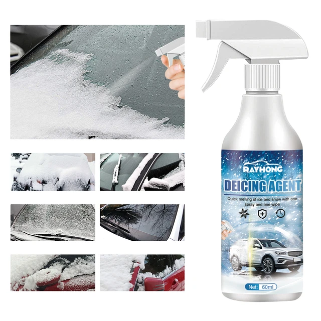 De-Icer for Car Windshield, Auto Windshield Deicing Spray Snow  Melting Spray Windshield De-Icer, Deicer for Car Windshield, Deicer Spray  for Car Windshield Windows Wipers and Mirrors (2pcs) : Automotive