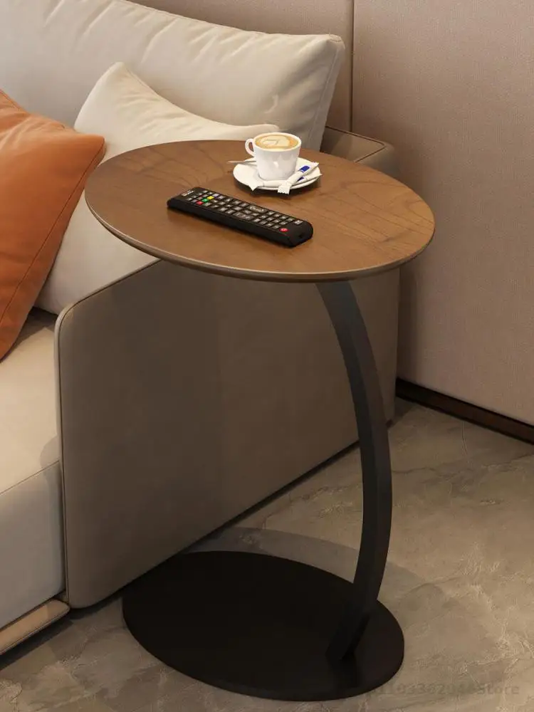 Creative Solid Wood Sofa Side Table Removable Mini Living Room Small Coffee Table Corner Side Cabinet Small Apartment
