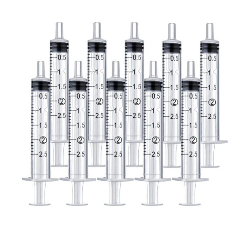 2-20Pcs 1ml-10ml Plastic Reusable Syringe For Measuring Nutrient Hydroponics Kithchen Tool 4