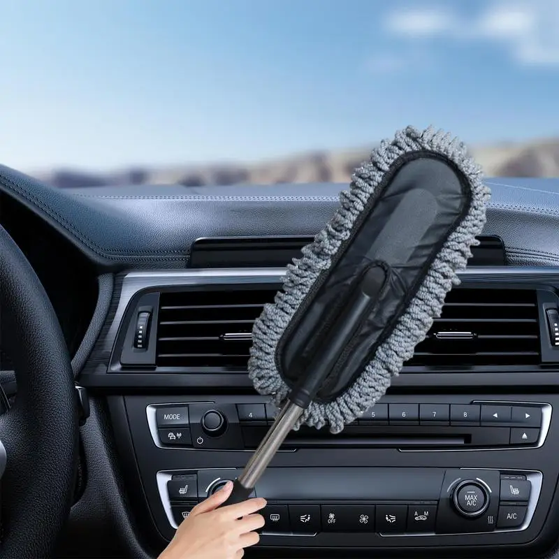 

Car Cleaning Brush Telescopic Microfiber Detailing Mopfor Interior/Exterior Home Cleaning Dust Removal Brushes Towels Kits