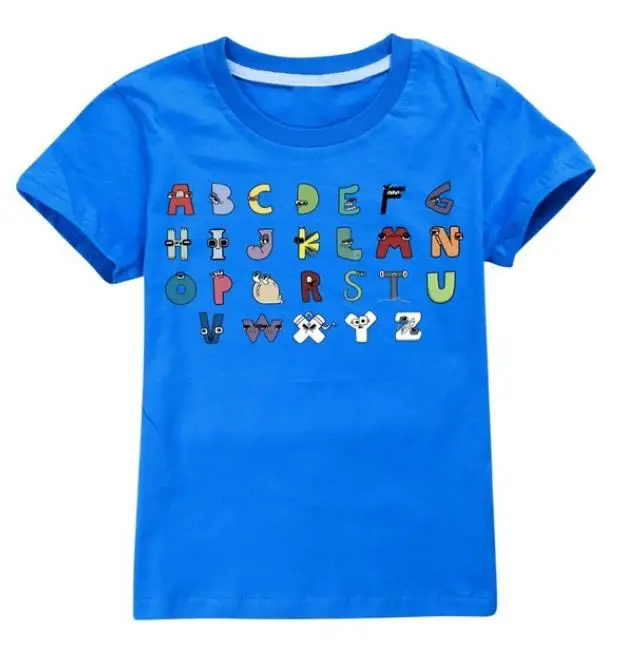 Children Sports Tees Clothing Alphabet Lore Game Kids Cosplay T