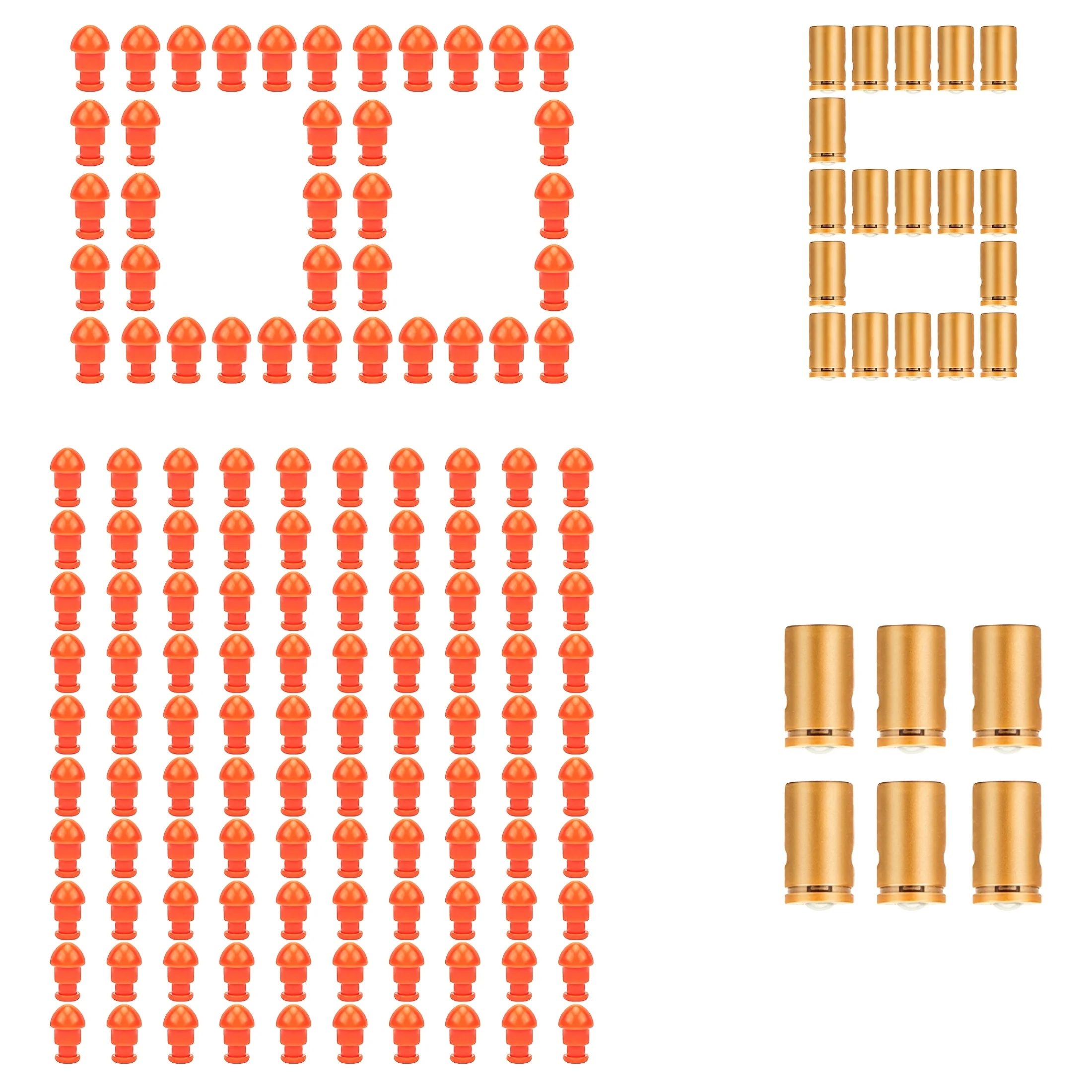 Sicherheitskugel-Set, austauschbares Zubehörset, geeignet für eine Vielzahl von Spielzeugpistolen, langlebiges und sicheres Spielset
