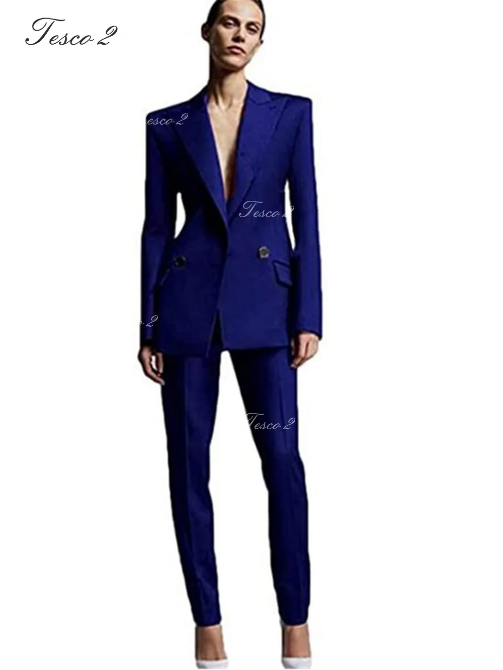 Fashion Women Suit Slim Fit Peak Lapel Jacket Tight Pants  Office Workplace Lady Suit For Wedding Party Wear 2023 high waist xshape sexy hip lift perfect figure tight jeans for women spicy girl trendy office party lady denim pants