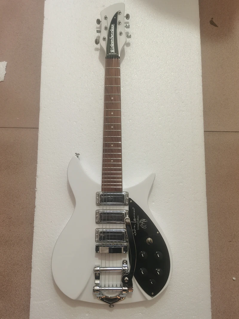 High quality Rickenbacker 325 electric guitar, vibrato system bridge, Seven day delivery in the US，white guitar，In stock