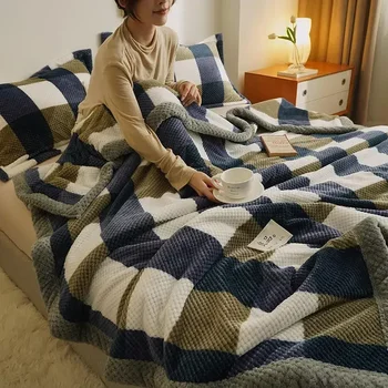 Chenille Knit Throw Blanket 1