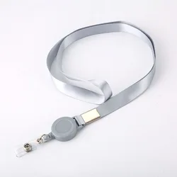 Professional Retractable Lanyard for ID Badges and Key Holders (GRAY)