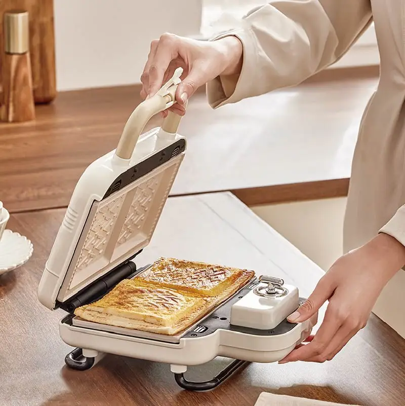 220V Breakfast Machine Multifunctional Waffle Timer Bread Machine Large Capacity Double Plate Sandwich Takoyaki Pancake Donut