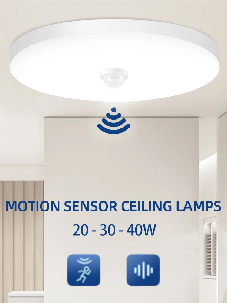 Motion sensor ceiling lamp image 2