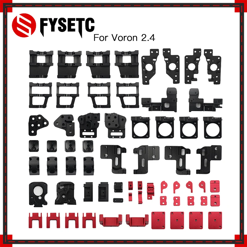 FYSETC Voron 2.4 3D printer upgrade aluminum alloy frame printed parts kit CNC machined metal full parts