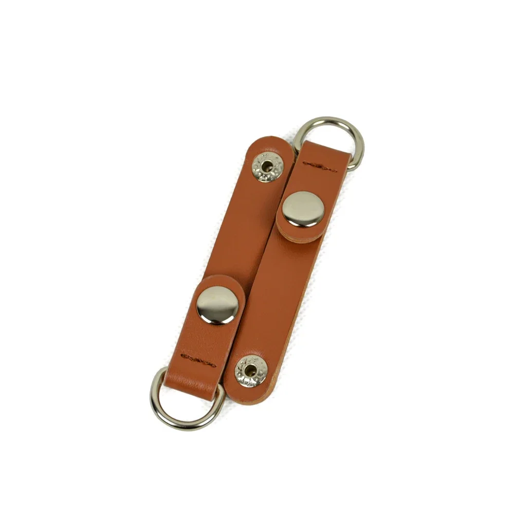 Premium Faux Leather Strap Clip Closure Attachment - Elegant Hook Clips