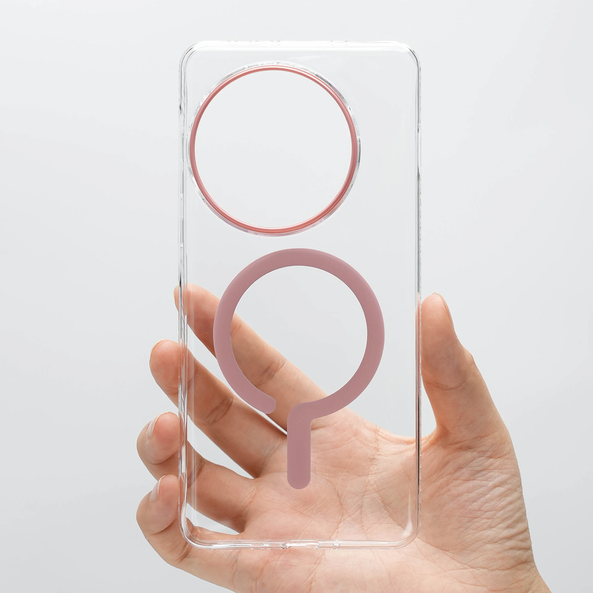 Transparent Magnetic Slim Hard Back Cover with MagSafe Wireless Charging Compatibility